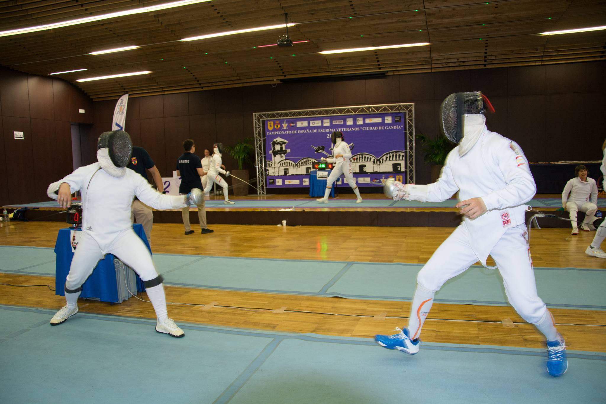 Serrano en un asalto Gandia 2024.