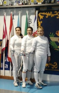 El equipo ganador: María De Mingo, Vanessa Miguel y Sandra Perales